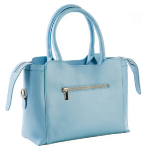 Blue female bag on a white background isolated